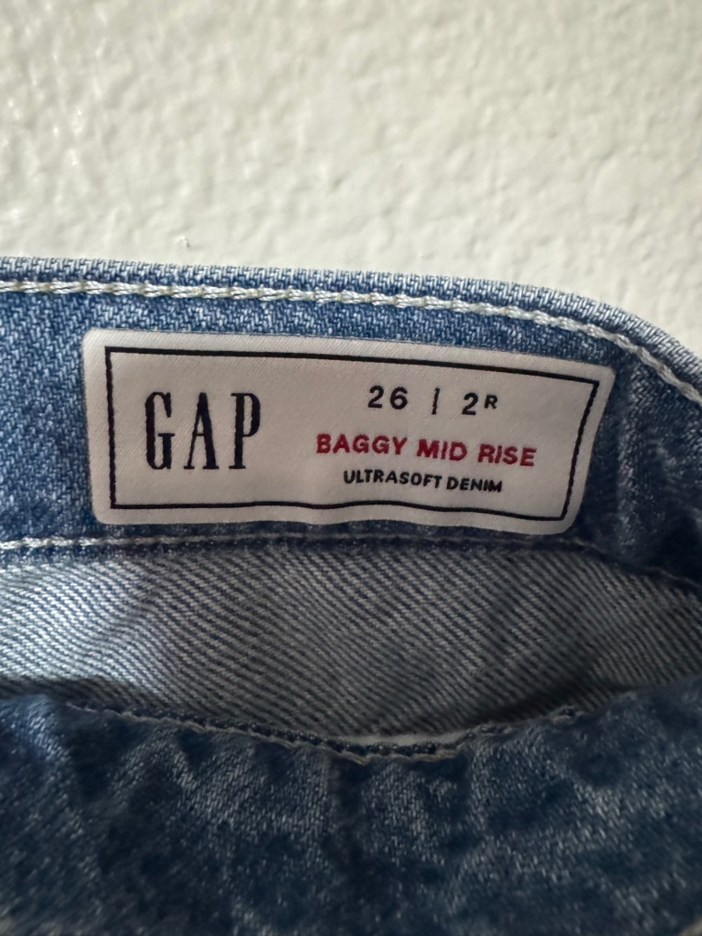 Gap Baggy Mid Rise Wide Leg Jeans - Picture 4 of 4